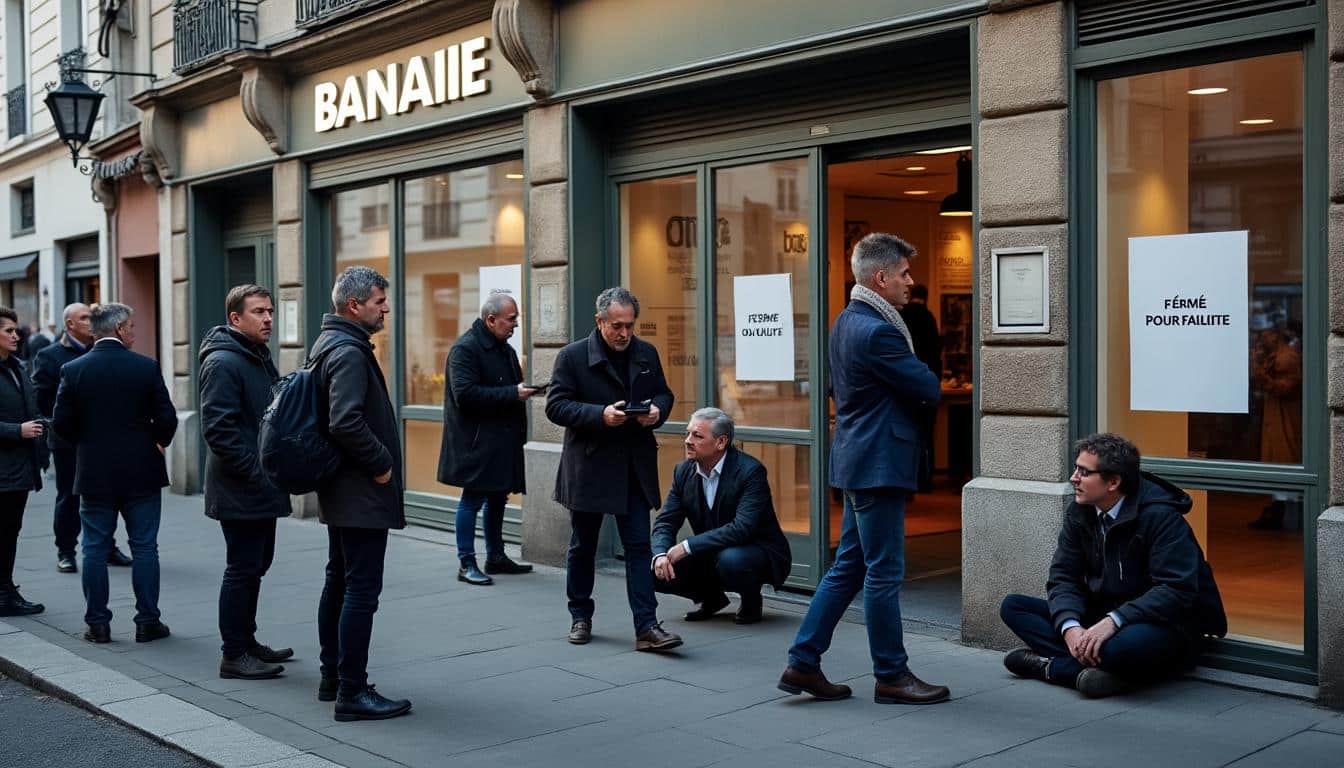 Illustration: Comprendre la faillite d’un établissement bancaire et ses impacts sur le système économique