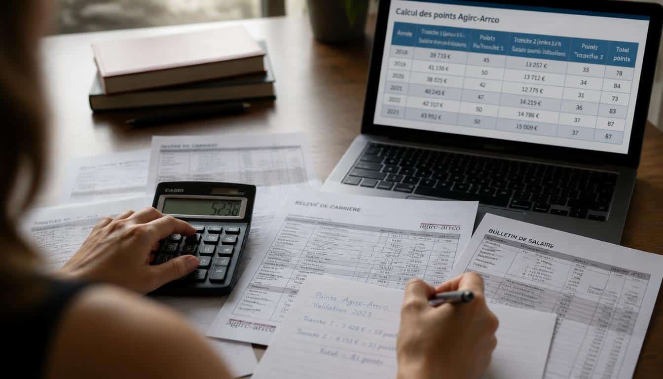 Comment se calculent les points Agirc-Arrco ?
