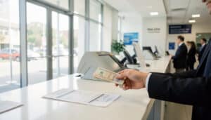 Déposer des espèces en banque : règles et délais